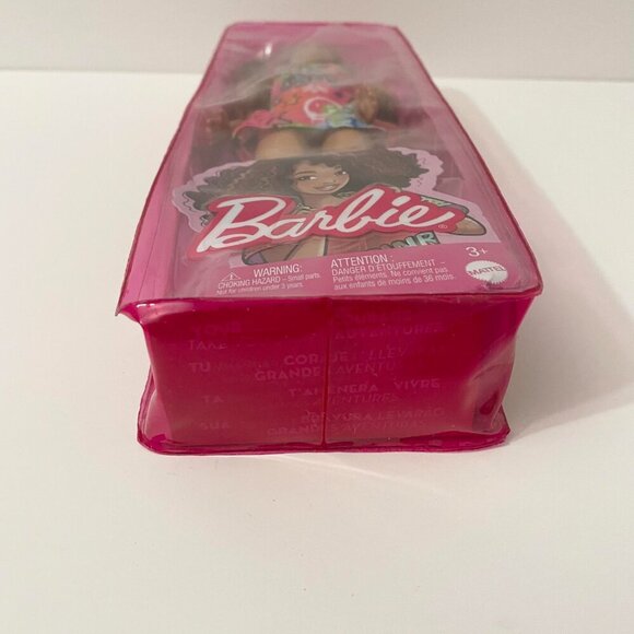 Barbie Fashionistas Doll 201 Graffiti Print Shirt Dress - Picture 9 of 13